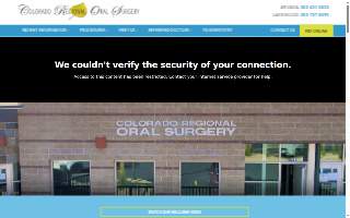 Colorado Regional Oral Surgery of Westminster website