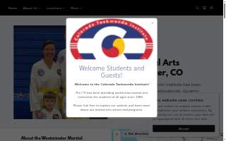 Colorado Taekwondo Institute of Westminster website