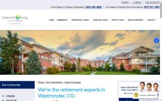 Covenant Living of Colorado website