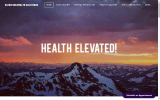 Elevation Health Solutions website