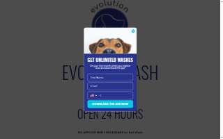 Evo Dog Wash Westminster website