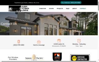 HARDY Window & Door website
