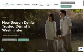 New Season Dental website