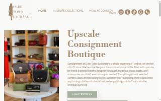 Olde Town Exchange Consignment Store website