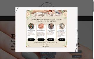 TAP Nails Spa Westminster website
