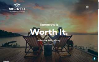 Worth Retirement Advisors website