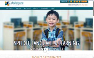 Cobblestone Speech, Language & Learning LLC website