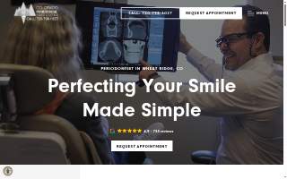 Colorado Periodontal Associates website