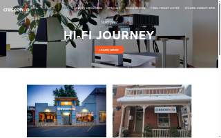 Crescendo Fine Audio website