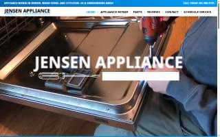 Jensen Appliance & Refrigeration Service of Wheat Ridge website