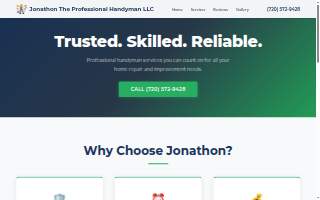 Jonathon the Professional Handyman LLC website