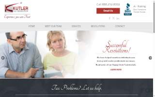 Kutler Tax Resolution website