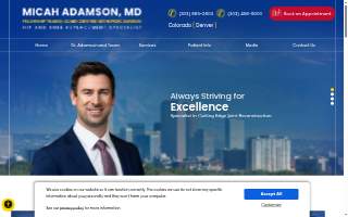 Micah Adamson MD website