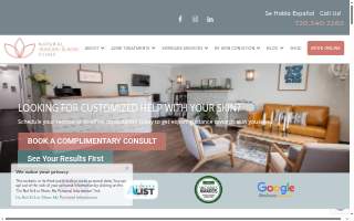 Natural Skincare Clinic website