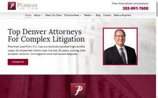 Pearman Law Firm, P.C. website