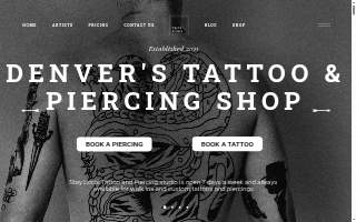 Stay Local Tattoo and Piercing website