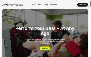 Ai Performance website