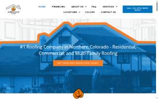 Aspen Leaf Roofing - Northern Colorado website