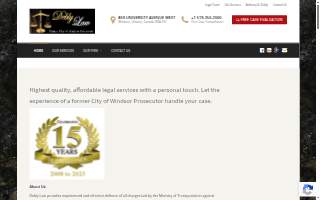 Debly Law website