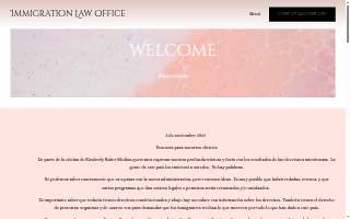 Immigration Law Office of Kimberly Baker Medina website