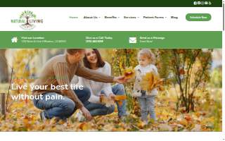 Natural Living Chiropractic & Acupuncture website