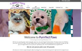 Purrrfect Paws LLC website