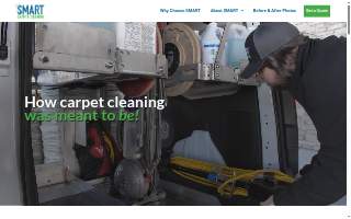 Smart Carpet Cleaning website
