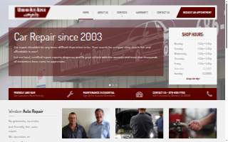 Windsor Auto Repair website