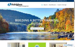 Adelglass Wealth Management website