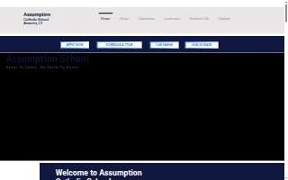 Assumption School website