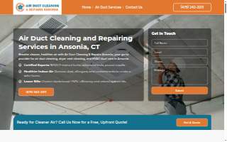 Clean Team Air Duct Cleaning website
