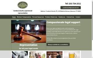 Condon & Savitt, PC website