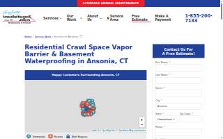 Connecticut Basement Systems of Ansonia website