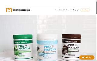 MH Graphic Designs website