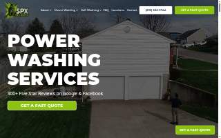 SPX Power Washing of Ansonia website
