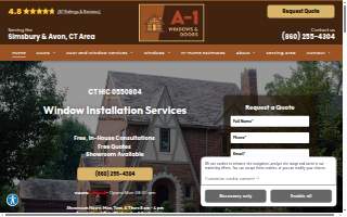 A-1 Windows & Doors LLC website