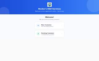 Becker's HVAC & Electrical Services LLC website