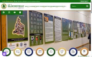 Bloomfield Town Hall website