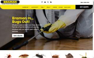 Braman Termite & Pest Elimination of Bloomfield website
