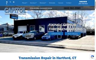 Capitol Transmission & Auto Care website