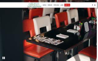 Ginza Japanese Cuisine website