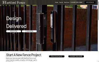 Hartford Fence Company of Bloomfield website