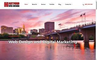 Hartford Web Design of Bloomfield website