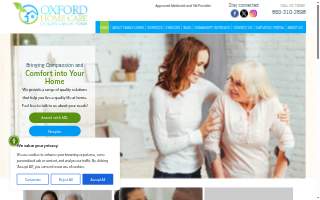 Oxford Home Care website