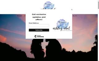 Ashley Abel Photography website