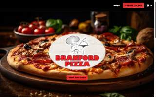 Branford Pizza website