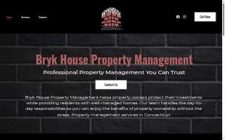 Bryk House Property Management website