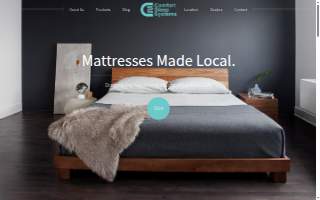 Comfort Sleep Systems website