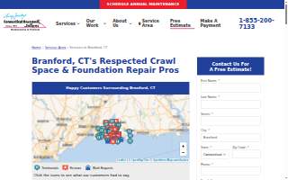 Connecticut Basement Systems of Branford website
