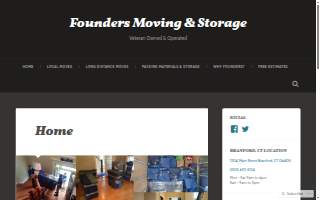 Founders Moving & Storage website